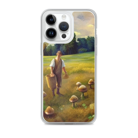 Mushroom Field Clear Case for iPhone®