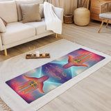 Hamsa in Space Yoga mat