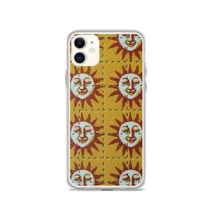 Orange Sunshine Psychedelic 60s 70s Inspired Trippy iPhone Case