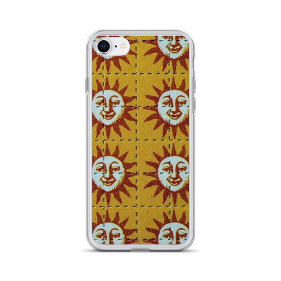 Orange Sunshine Psychedelic 60s 70s Inspired Trippy iPhone Case