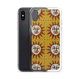 Orange Sunshine Psychedelic 60s 70s Inspired Trippy iPhone Case