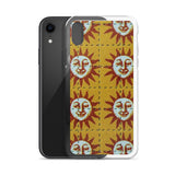 Orange Sunshine Psychedelic 60s 70s Inspired Trippy iPhone Case