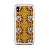 Orange Sunshine Psychedelic 60s 70s Inspired Trippy iPhone Case