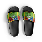 Bicycle Day Psychedelic Inspired Trippy Men’s slides