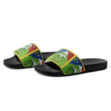 Bicycle Day Psychedelic Inspired Trippy Men’s slides