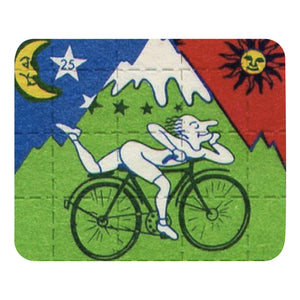 Bicycle Day Trippy Psychedelic Inspired Mouse pad