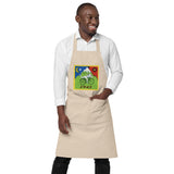Bicycle Day Psychedelic Inspired Trippy Organic cotton apron